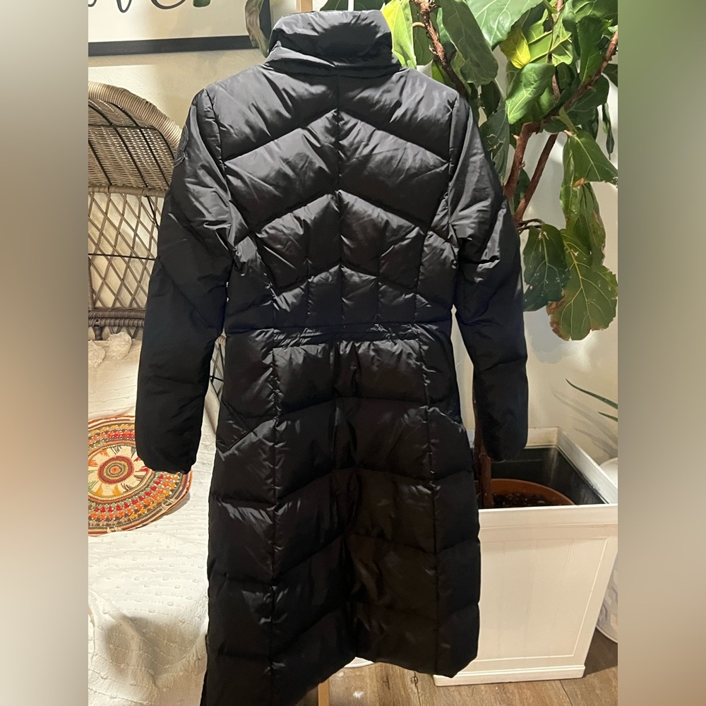 Moncler Black Long Puffer Coat - Picture 13 of 15